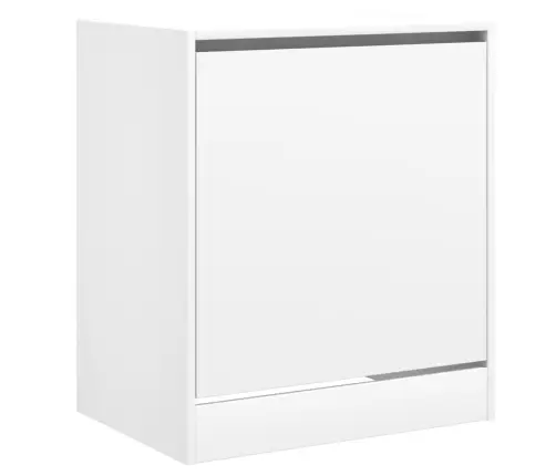 Spintelė Batams, Baltos Spalvos, 60X42X69cm Apdirbta Mediena