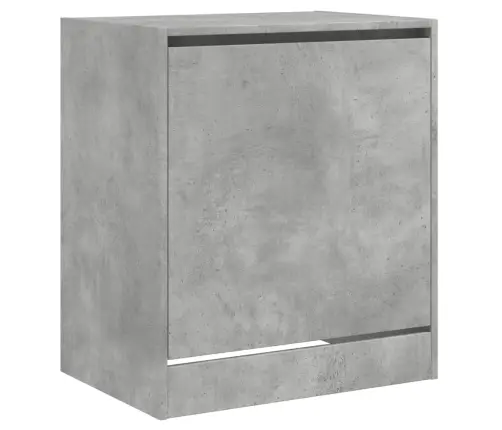 Apavu Skapītis, Betona Pelēks, 60X42X69 Cm, Inženierijas Koks Vidaxl