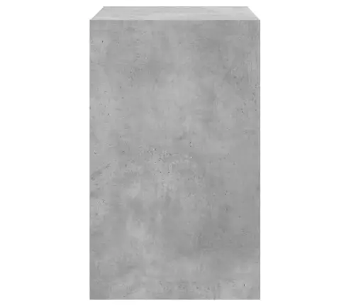 Apavu Skapītis, Betona Pelēks, 60X42X69 Cm, Inženierijas Koks Vidaxl