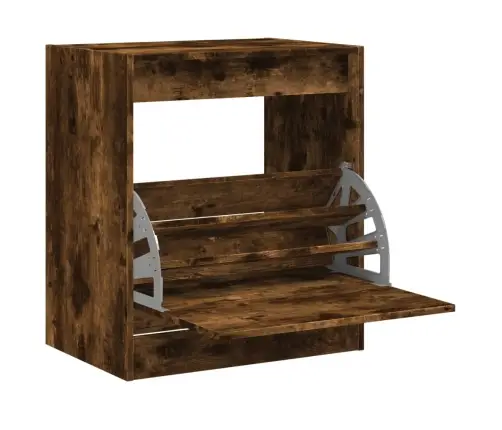 Apavu Skapītis, Ozolkoka Krāsa, 60X42X69 Cm, Inženierijas Koks Vidaxl