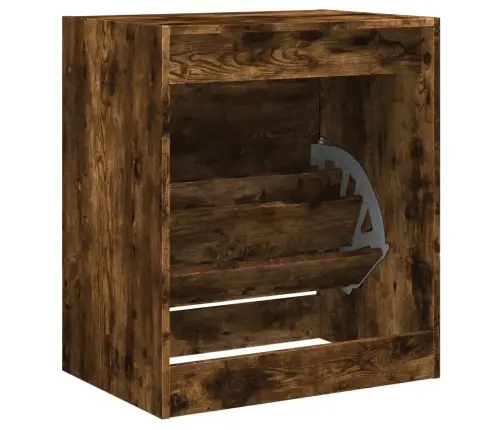 Apavu Skapītis, Ozolkoka Krāsa, 60X42X69 Cm, Inženierijas Koks Vidaxl