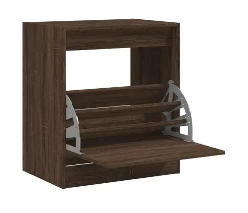 Apavu Skapītis, Ozolkoka Krāsa, 60X42X69 Cm, Inženierijas Koks Vidaxl