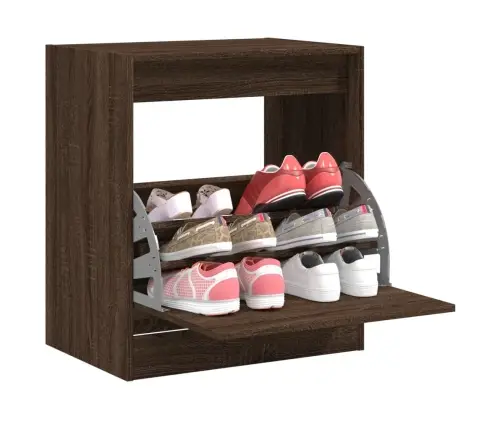 Apavu Skapītis, Ozolkoka Krāsa, 60X42X69 Cm, Inženierijas Koks Vidaxl