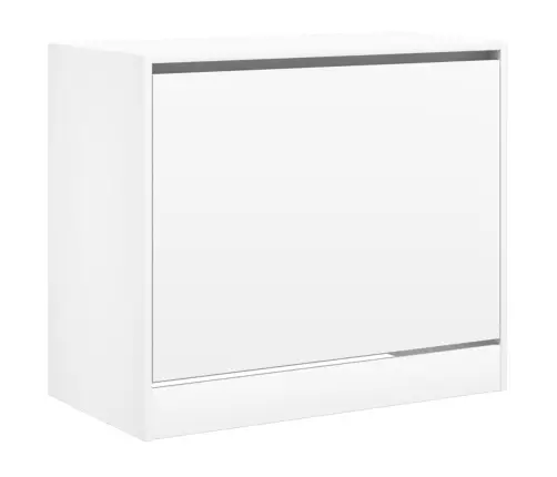 Spintelė Batams, Baltos Spalvos, 80X42X69cm Apdirbta Mediena