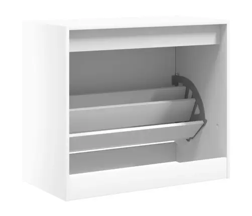 Spintelė Batams, Baltos Spalvos, 80X42X69cm Apdirbta Mediena