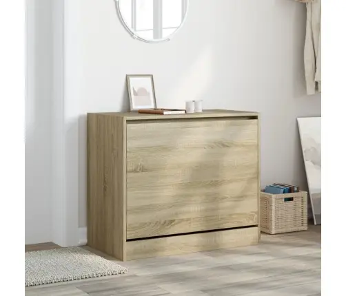 Apavu Skapītis, Ozolkoka Krāsa, 80X42X69 Cm, Inženierijas Koks Vidaxl