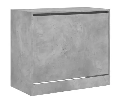 Apavu Skapītis, Betona Pelēks, 80X42X69 Cm, Inženierijas Koks Vidaxl