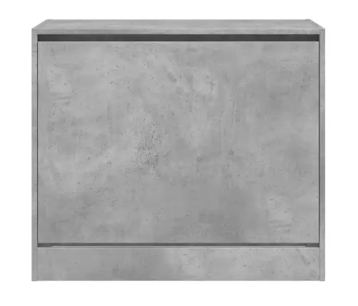 Apavu Skapītis, Betona Pelēks, 80X42X69 Cm, Inženierijas Koks Vidaxl