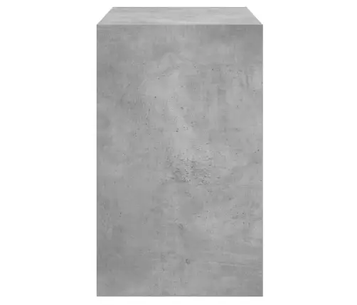 Apavu Skapītis, Betona Pelēks, 80X42X69 Cm, Inženierijas Koks Vidaxl