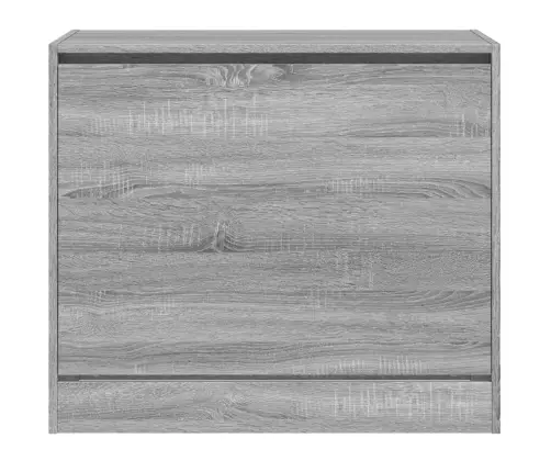 Apavu Skapītis, Pelēka Ozola, 80X42X69 Cm, Inženierijas Koks Vidaxl