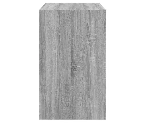 Apavu Skapītis, Pelēka Ozola, 80X42X69 Cm, Inženierijas Koks Vidaxl