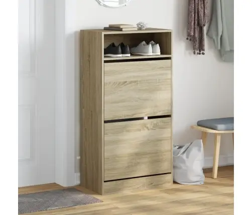 Jalatsikapp, Sonoma Tamm, 60 X 34 X 116 cm Tehispuit