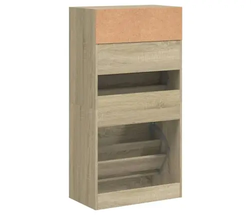 Jalatsikapp, Sonoma Tamm, 60 X 34 X 116 cm Tehispuit