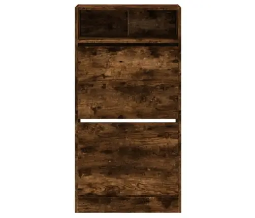 Apavu Skapītis, Ozolkoka Krāsa, 60X34X116 Cm, Inženierijas Koks Vidaxl