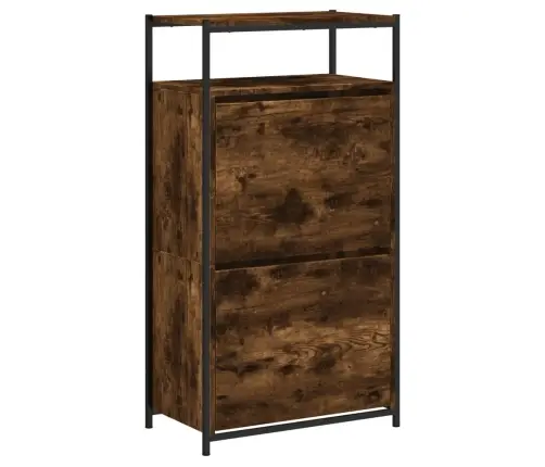 Apavu Skapītis, Ozolkoka Krāsa, 60X34X112 Cm, Inženierijas Koks Vidaxl