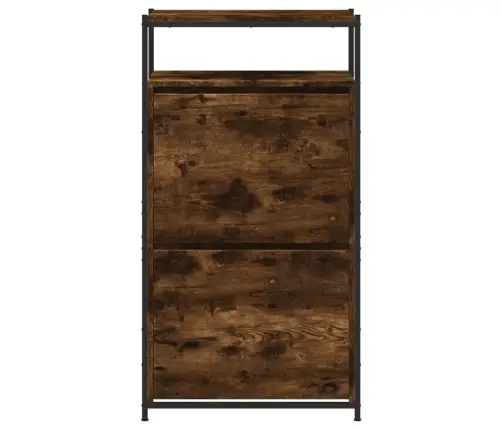 Apavu Skapītis, Ozolkoka Krāsa, 60X34X112 Cm, Inženierijas Koks Vidaxl