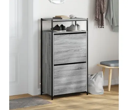 Jalatsikapp, Hall Sonoma Tamm, 60 X 34 X 112 cm Tehispuit