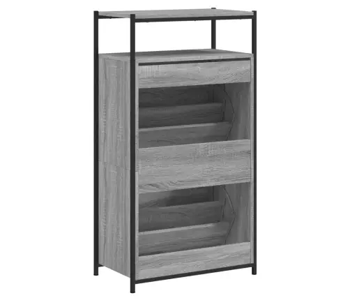 Jalatsikapp, Hall Sonoma Tamm, 60 X 34 X 112 cm Tehispuit