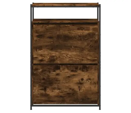 Apavu Skapītis, Ozolkoka Krāsa, 75X34X112 Cm, Inženierijas Koks Vidaxl