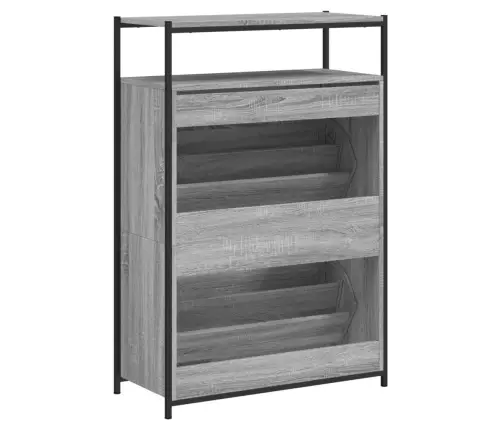 Jalatsikapp, Hall Sonoma Tamm, 75 X 34 X 112 cm Tehispuit