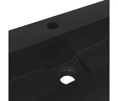 Izlietne, 60X38X11 Cm, Minerālu Un Marmora Materiāls, Melna Vidaxl