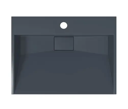 Izlietne, 50X38X11 Cm, Minerālu Un Marmora Materiāls, Pelēka Vidaxl