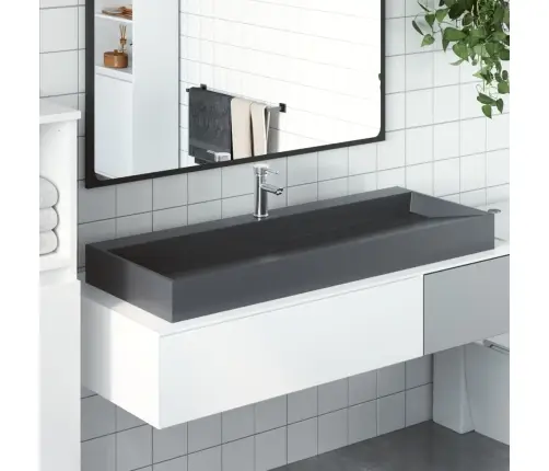 Izlietne, 120X46X11 Cm, Minerālu Un Marmora Materiāls, Balta Vidaxl