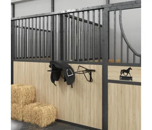 Kokkupandav Sadula Raam, Seinale Kinnitatav, Must, Raud