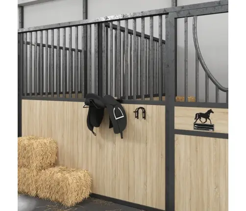 Iemauktu Pakaramais, Stiprināms Pie Sienas, Melna Dzelzs Vidaxl