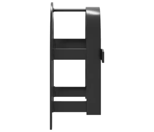 Iemauktu Pakaramais, Stiprināms Pie Sienas, Melna Dzelzs Vidaxl