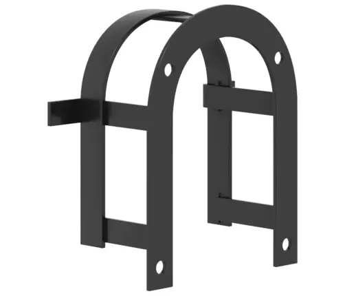 Iemauktu Pakaramais, Stiprināms Pie Sienas, Melna Dzelzs Vidaxl