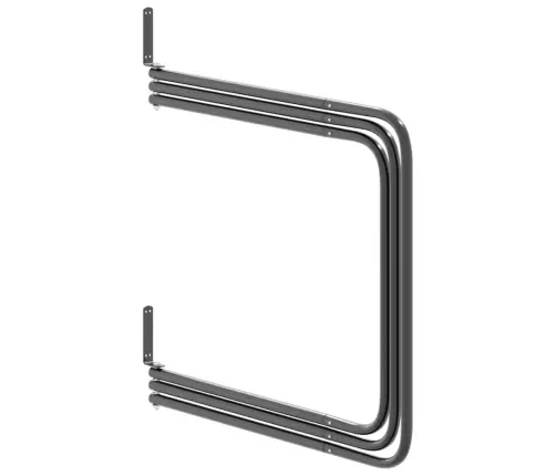 Seglu Paliktņa Pakaramais, 3 Stieņi, Melna Dzelzs Vidaxl