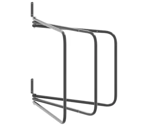 Seglu Paliktņa Pakaramais, 3 Stieņi, Melna Dzelzs Vidaxl