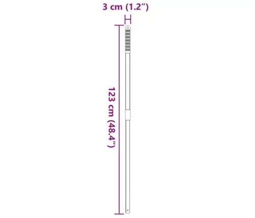 Šakių Kotas, Sidabrinės Spalvos, Plienas, Teleskopinis