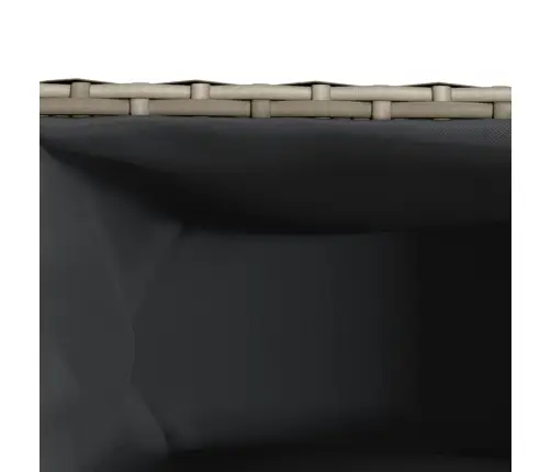 Dārza Puķu Kaste Ar Riteņiem, 3 Podi, 107X32X38 Cm, Pelēks Pe Vidaxl