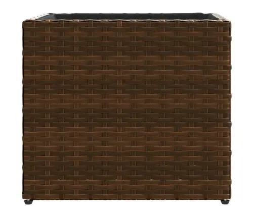 Dārza Puķu Kaste, 36X30X32 Cm, Brūna Pe Rotangpalma Vidaxl