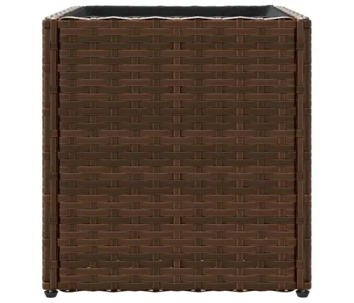 Dārza Puķu Kaste, 36X30X32 Cm, Brūna Pe Rotangpalma Vidaxl