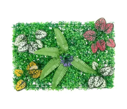   Mākslīgo Augu Žogs , 24 Gab., Zaļš, 40X60 Cm Vidaxl