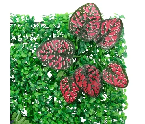   Mākslīgo Augu Žogs , 24 Gab., Zaļš, 40X60 Cm Vidaxl