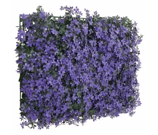   Mākslīgo Lapu Žogs , 24 Gab., Violets, 40X60 Cm Vidaxl