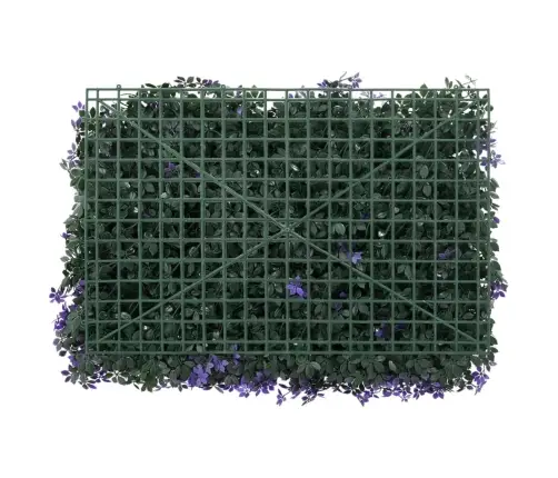   Mākslīgo Lapu Žogs , 24 Gab., Violets, 40X60 Cm Vidaxl