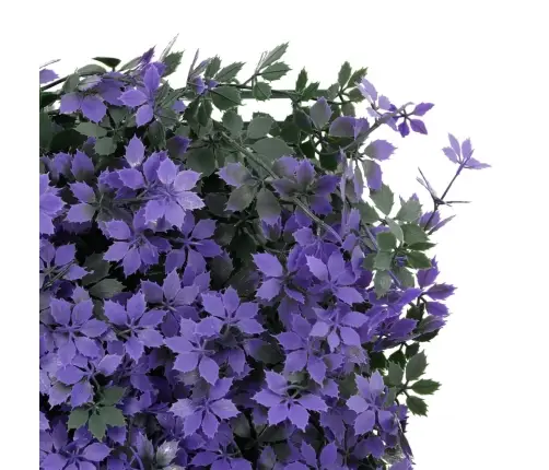   Mākslīgo Lapu Žogs , 24 Gab., Violets, 40X60 Cm Vidaxl