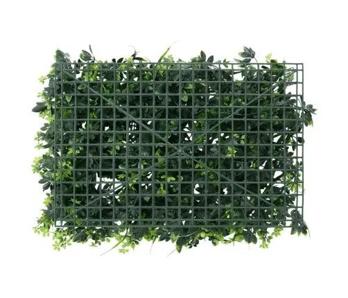   Dirbtinių Lapų Tvoros, 6Vnt., Žalios, 40X60Cm