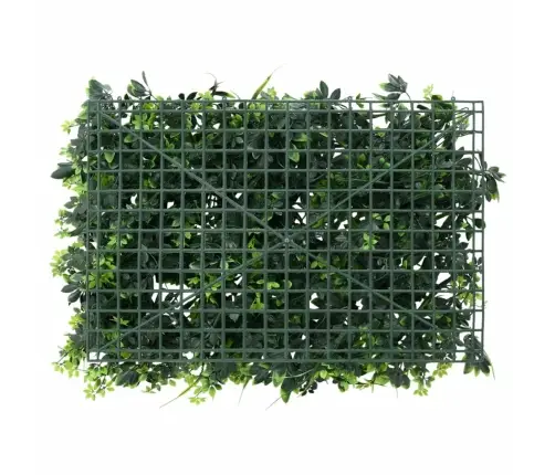   Mākslīgo Lapu Žogs , 24 Gab., Zaļš, 40X60 Cm Vidaxl