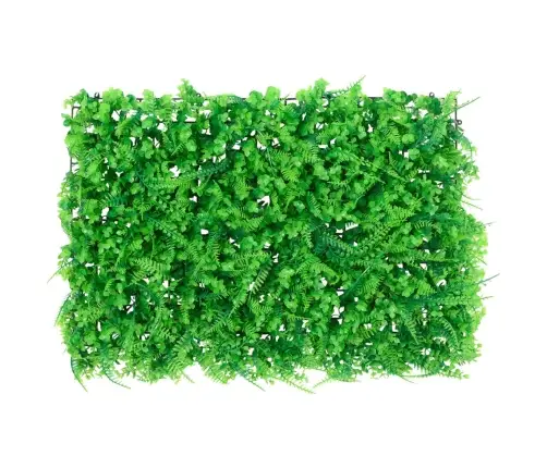   Mākslīgo Papardes Lapu Žogs , 6 Gab., Zaļš, 50X50 Cm Vidaxl