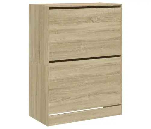 Apavu Skapītis Ar 2 Atvilktnēm, Koka Krāsa, 80X42X108 Cm Vidaxl