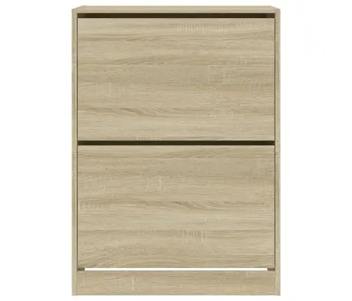 Apavu Skapītis Ar 2 Atvilktnēm, Koka Krāsa, 80X42X108 Cm Vidaxl