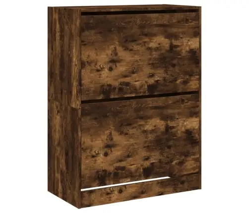 Apavu Skapītis Ar 2 Atvilktnēm, Ozolkoka Krāsa, 80X42X108 Cm Vidaxl