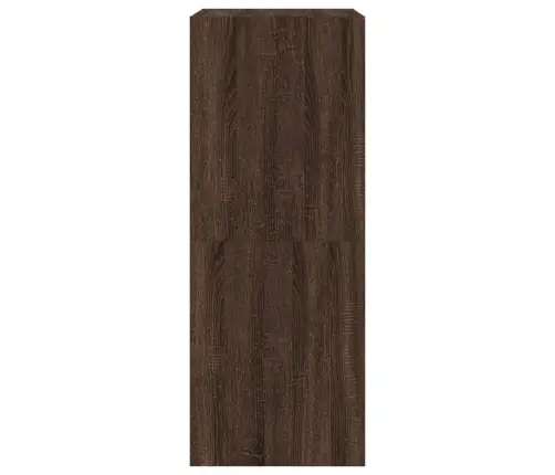 Apavu Skapītis Ar 2 Atvilktnēm, Brūna Ozolkoka, 80X42X108 Cm Vidaxl