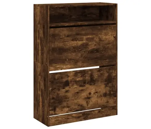 Apavu Skapītis Ar 2 Atvilktnēm, Ozolkoka Krāsa, 80X34X116 Cm Vidaxl